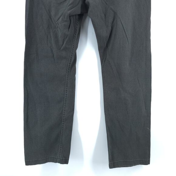 Calvin Klein Men 34X29 Gray Pull On Elastic Waist Stretchy Denim Straight Jean - Picture 7 of 16